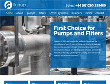 Tablet Screenshot of floquip.net